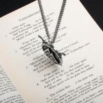 Viking Shield Valknut Stainless Steel Pendant Necklace