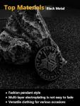 Viking Valknut Amulet Necklace for Men