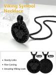 Viking Valknut Amulet Necklace for Men