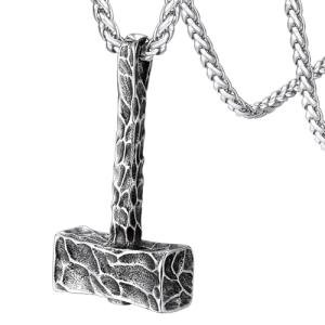 Mjolnir Thor's Hammer Necklace for Men and Women