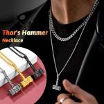 Mjolnir Thor's Hammer Necklace for Men and Women