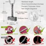 Mjolnir Thor's Hammer Necklace for Men and Women