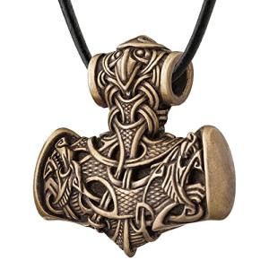 Mjolnir Pendant - Viking Thor Hammer Necklace