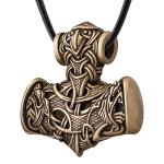 Mjolnir Pendant - Viking Thor Hammer Necklace