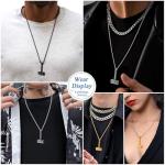 Viking Thor Hammer Pendant Necklace in Stainless Steel