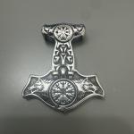 Thor's Mjolnir Hammer Pendant with 24-Inch Chain