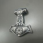 Thor's Mjolnir Hammer Pendant with 24-Inch Chain