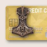 Mjolnir Pendant Necklace with Ravens - Viking Style