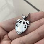 Viking Thor's Hammer Dragon Pendant Necklace for Women