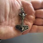 Thor’s Hammer Stainless Steel Pendant with Chain