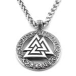 Odin Valknut Necklace - Viking Stainless Steel Pendant
