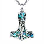 Thors Hammer Hug Necklace for Couples