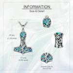 Thors Hammer Hug Necklace for Couples