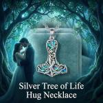 Thors Hammer Hug Necklace for Couples