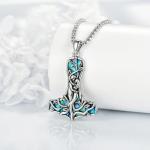 Thors Hammer Hug Necklace for Couples