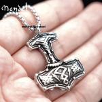 Viking Thor's Hammer Mjolnir Pendant Necklace