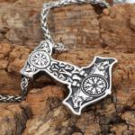 Thor's Hammer Mjolnir Necklace - Viking Style