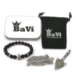 Viking Spear Head Valknut Necklace in Gold