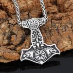 Thor's Hammer Mjolnir Necklace - Viking Style