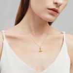 Thor's Hammer Necklace - Silver Gold Mjolnir Pendant