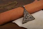 Baldur Valknut Pendant Necklace - Viking Jewelry