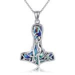 Thor Hammer Necklace - Sterling Silver Mjolnir Pendant