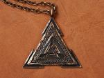 Baldur Valknut Pendant Necklace - Viking Jewelry