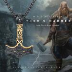 Viking Thor Hammer Necklace in Sterling Silver