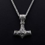 Mjolnir Thor Hammer Necklace for Men