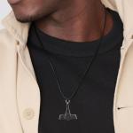 Thor's Hammer Pendant Necklace - Mjolnir Strength Symbol