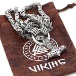 Men's Viking Necklace with Thor's Hammer Pendant