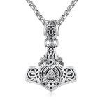 Thor Hammer Necklace - 925 Silver Viking Amulet