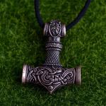 Viking Thor Hammer Necklace Mjolnir Talisman