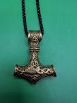 Viking Thor's Hammer Mjolnir Pendant Necklace
