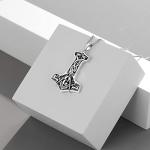 Thor's Mjolnir Necklace in Sterling Silver