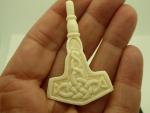 Celtic Thor's Hammer Mjolnir Pendant Necklace
