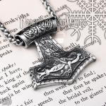 Mjolnir Thor's Hammer Stainless Steel Necklace