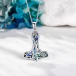 Thor Hammer Necklace - Sterling Silver Mjolnir Pendant