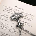 Viking Thor's Hammer Stainless Steel Pendant Necklace