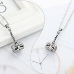 Viking Thor Hammer Ashes Necklace for Memorial