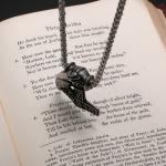 Thor's Hammer Raven Stainless Steel Pendant Necklace