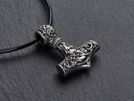 Sterling Silver Thor’s Hammer Necklace for Men