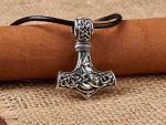 Sterling Silver Thor’s Hammer Necklace for Men