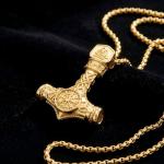 Viking Thor Hammer Necklace with Gift Box
