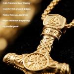 Viking Thor Hammer Necklace with Gift Box