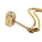 Thor Hammer Necklace for Men and Women, Gold