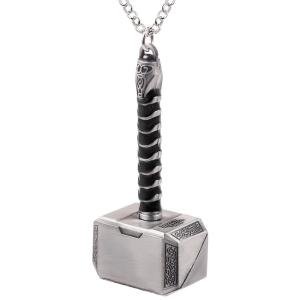 Thor's Hammer Pendant Necklace - Viking Style