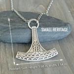 Thor Mjolnir Pendant Necklace - Viking Style Amulet