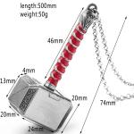 Thor's Hammer Pendant Necklace - Viking Style