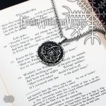 Viking Dragon Valknut Medallion Stainless Steel Necklace